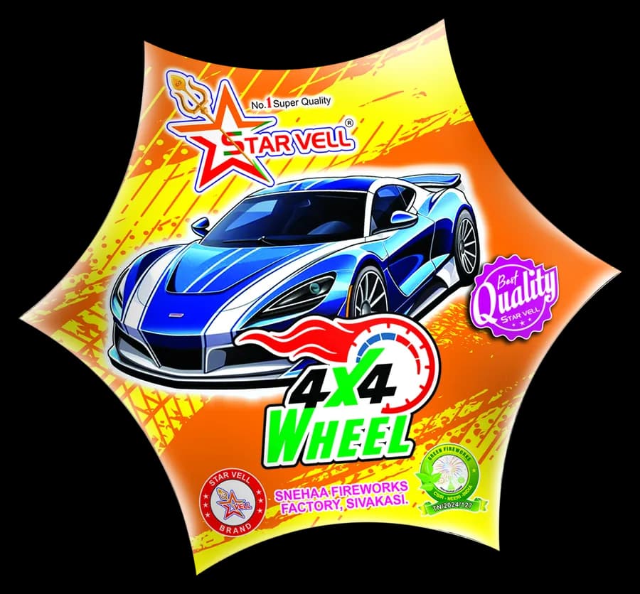 4 x 4 Wheel — Starvell fireworks pack