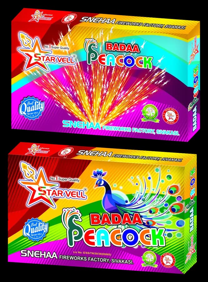 Badaa Peacock — Starvell fireworks pack