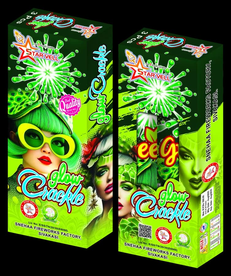 Glow Crackle Green — Starvell fireworks pack